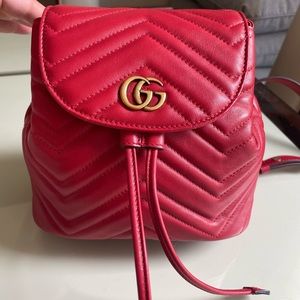 Authentic Gucci Marmont Mini Backpack